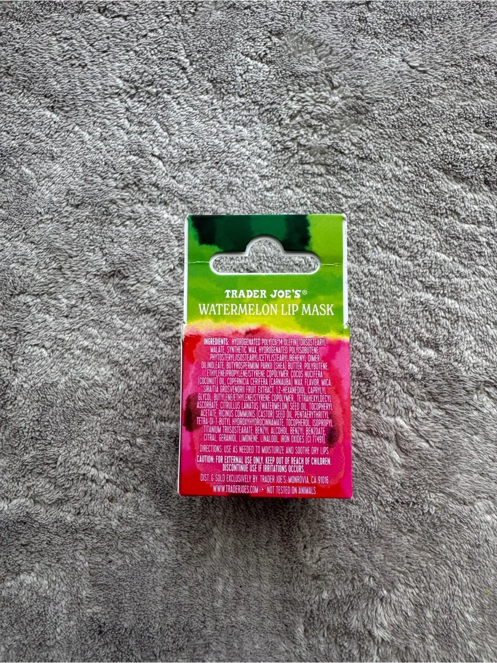 Trader Joe's Watermelon Lip Mask - Pink
